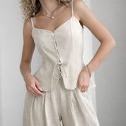 Alexa | Tweedelig Gilet en Broek Set Dames – Chic, Comfort en Modern