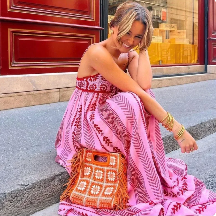 Amy-Lee | Stijlvolle Maxi Zomerjurk voor Dames - Elegante A-lijn Pasvorm