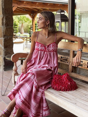 Amy-Lee | Stijlvolle Maxi Zomerjurk voor Dames - Elegante A-lijn Pasvorm
