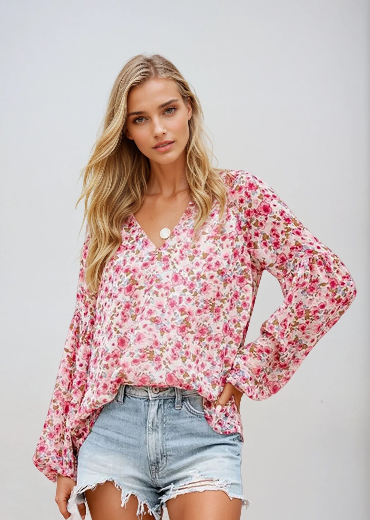 Bloemen Blouse Voor Dames – Licht & Casual
