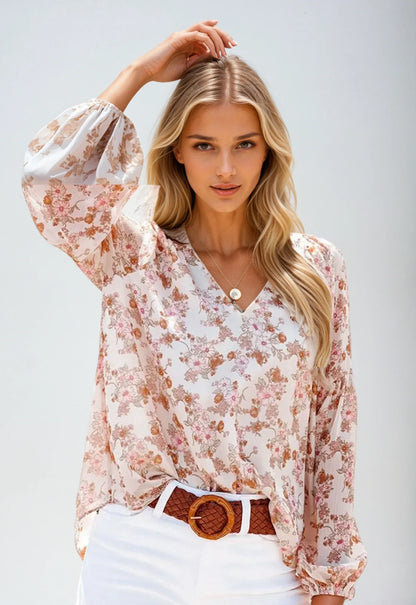 Bloemen Blouse Voor Dames – Licht & Casual