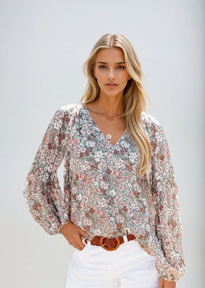 Bloemen Blouse Voor Dames – Licht & Casual