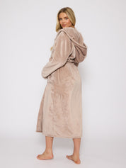 Aurelia | Dames Jurk - Zachte Teddy Fleece met Strikceintuur 4