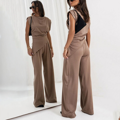 Allaine | Elegante Comfy Set Dames - Casual Tweedelige Set van Hoogwaardige Stof