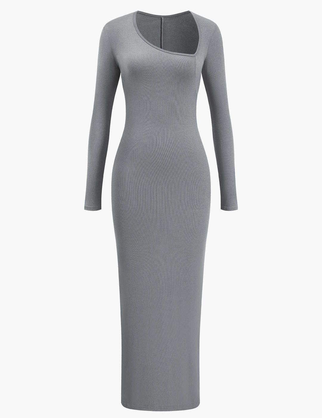 Ava | Dames Lange Maxi Jurk - Asymmetrisch Ontwerp met Halssplit 6