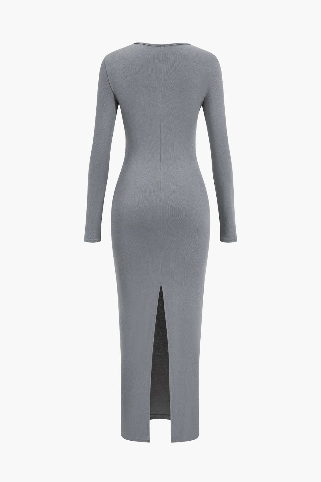 Ava | Dames Lange Maxi Jurk - Asymmetrisch Ontwerp met Halssplit 7