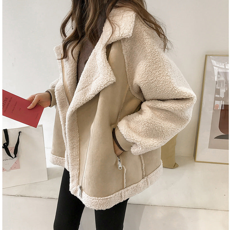 Ava | Dames Winterjas - Oversized Sherpa-Jack, Fleece Gevoerd, Trendy 3