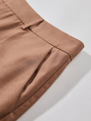 Kayla | High Waist Skinny Straight Pantalon Dames – Cropped Fit