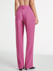 Louise | High Waisted Wide Leg Plooi Pantalon Dames