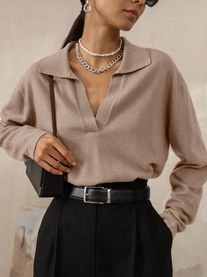 Elegante Gebreide Sweater - Old Money Style