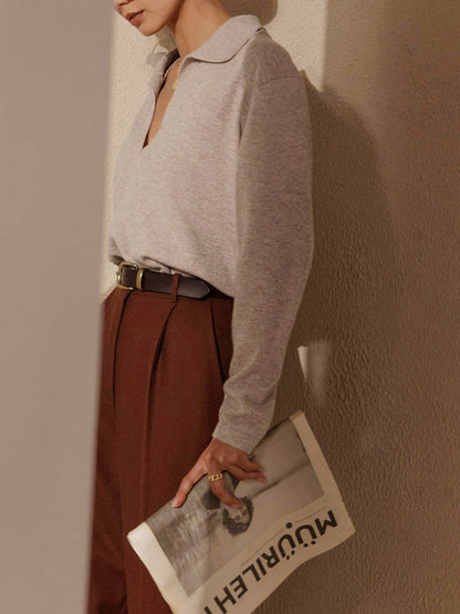 Elegante Gebreide Sweater - Old Money Style
