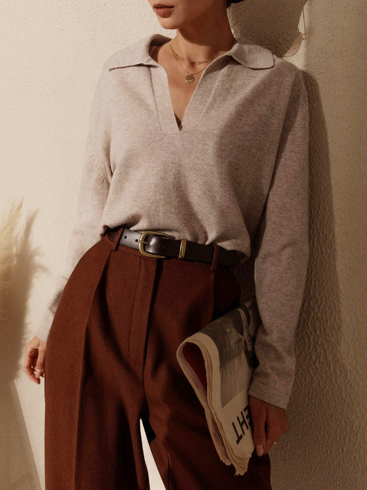 Elegante Gebreide Sweater - Old Money Style
