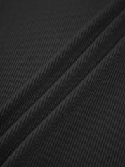 Alvara | Crop Shirt Dames van Ribstof met Lange Mouwen