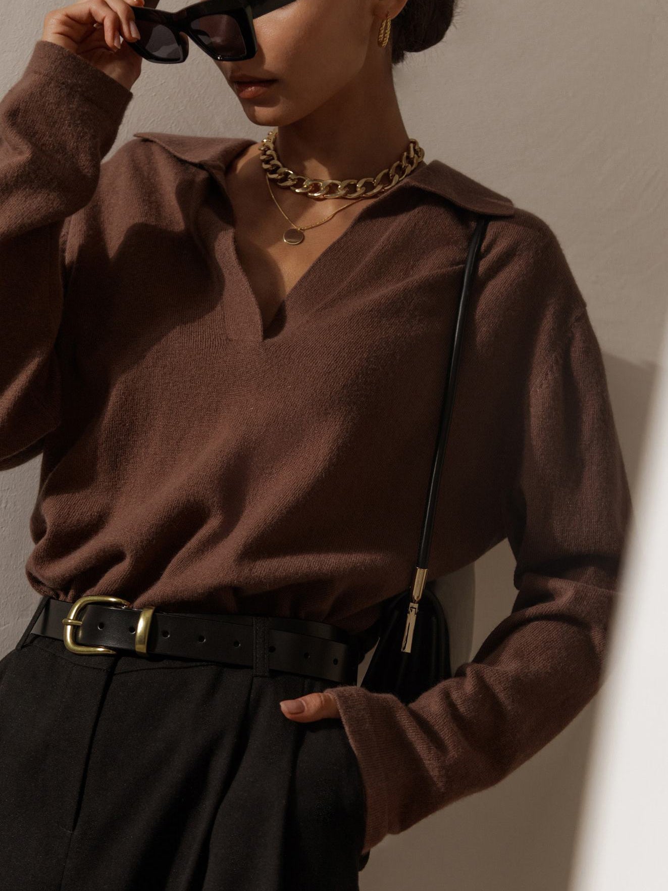 Elegante Gebreide Sweater - Old Money Style