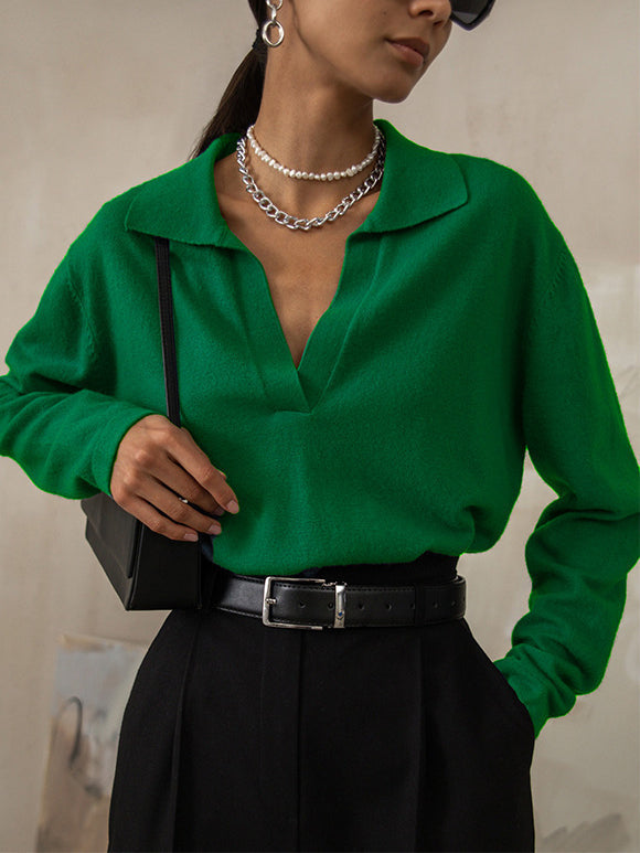 Elegante Gebreide Sweater - Old Money Style