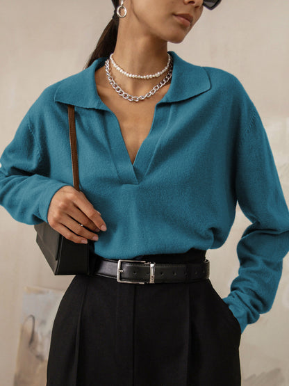 Elegante Gebreide Sweater - Old Money Style