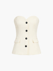 Fen | Luxe Tweedelige Set Dames – Strapless Top en Pantalon