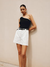 Luisa | Dames Katoen & Linnen Korte Broek - Casual Zomer Short