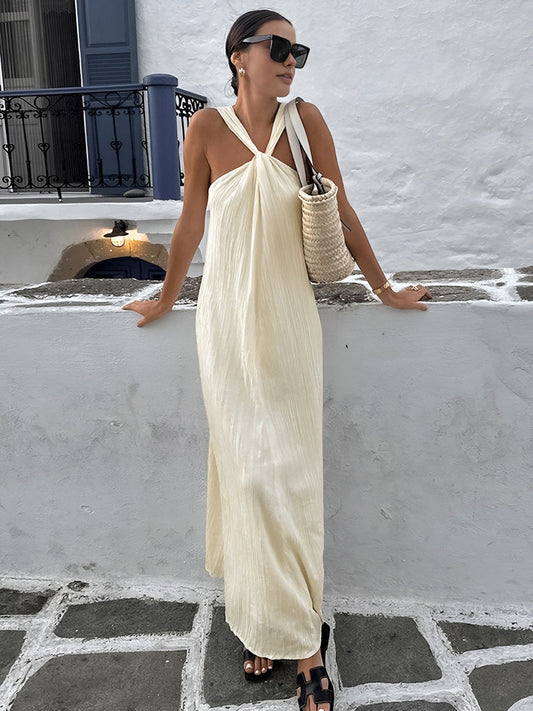 Aletea | Halter Maxi Jurk – Elegant en Luchtig
