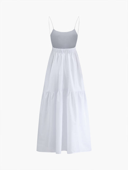 Nowy | Luchtige Maxi Jurk met Open Rug