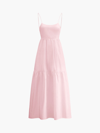 Nowy | Luchtige Maxi Jurk met Open Rug