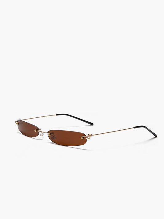 Narrow | Vintage Stijl Zonnebril - Rechthoekig Unisex Model UV400