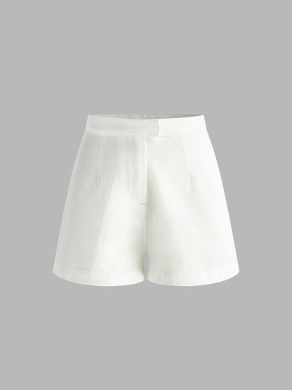 Aleece | Tweedelige Set van Spijkerstof voor Dames – Top & Shorts