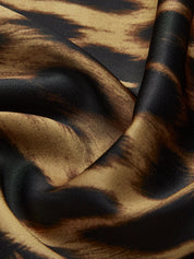 Slim Fit Maxi Rok met Luipaard Print – Uniek & Stijlvol