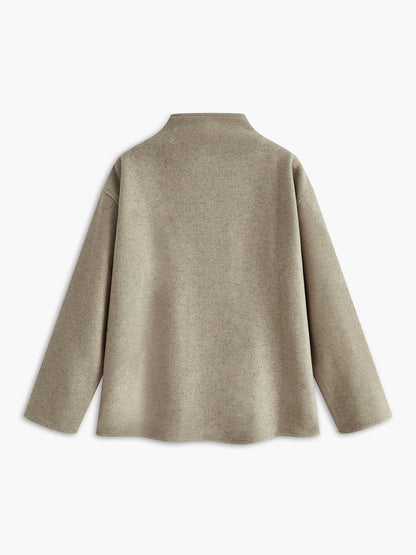 Noya | Comfortabele Dames Jas – Losse Pasvorm & Katoenmix