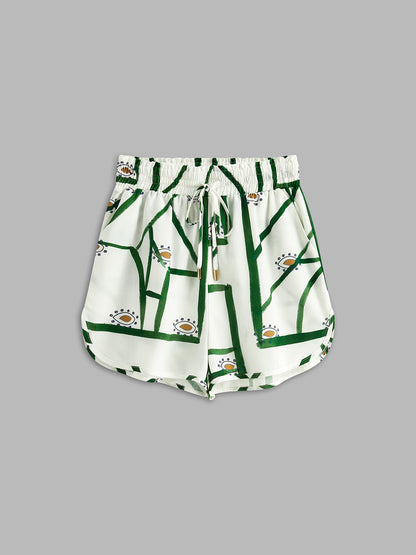 Cita | Dames Zomerset met Print – Korte Broek & Top