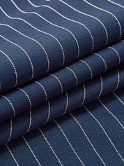 Hedy | Gestreepte Plooi Wide-Leg Broek voor Dames – Hoge Taille, Elegant