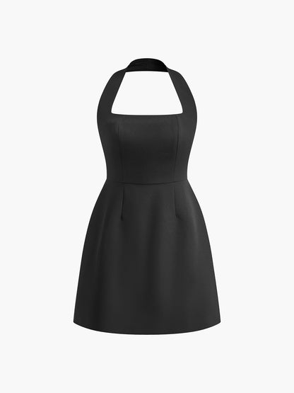 Millan | Elegante A-lijn Halter Mini Jurk