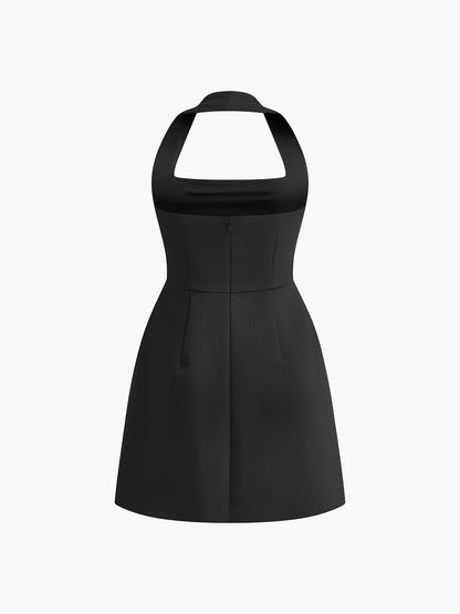 Millan | Elegante A-lijn Halter Mini Jurk