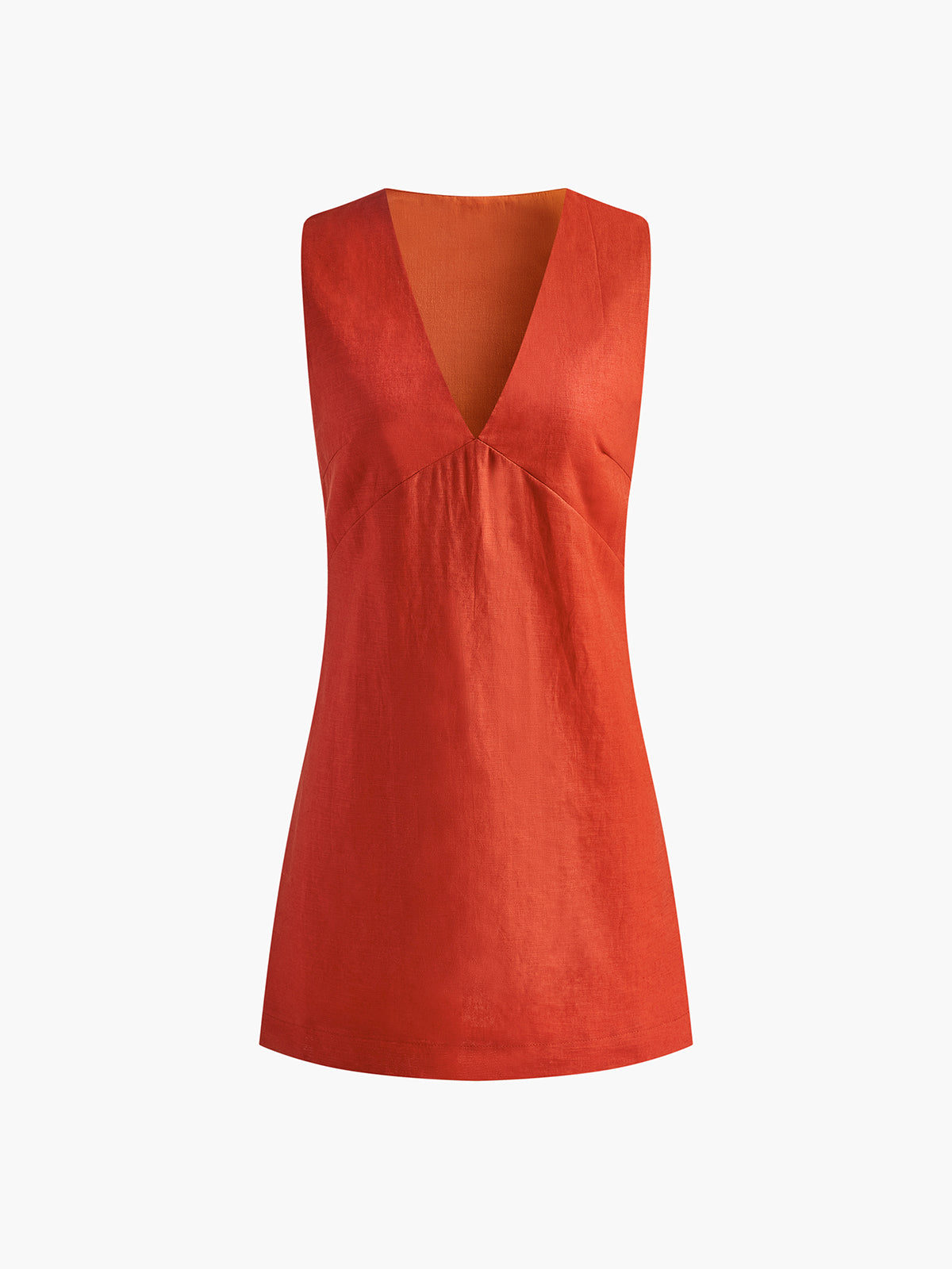 Lotje | Rode Zomer Jurk met V-hals