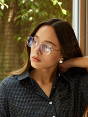 Anca | Elegant Vierkante Bril – Unisex - UV-bescherming