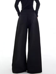 Noma | Luchtige Casual Wide-Leg Broek met Pockets