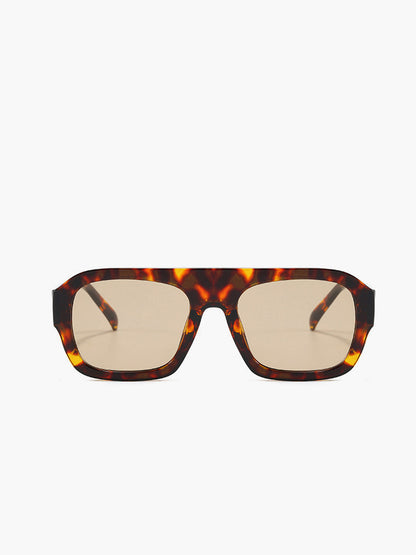 Yoshi | Luipaard Print Zonnebril voor Dames – Vintage Design - UV400 Bescherming