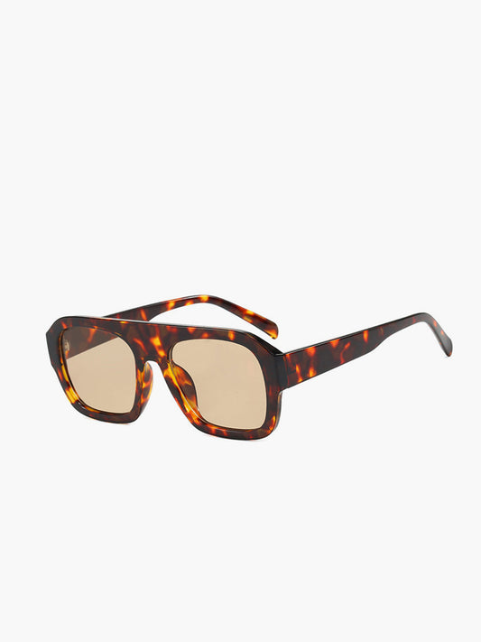 Yoshi | Luipaard Print Zonnebril voor Dames – Vintage Design - UV400 Bescherming
