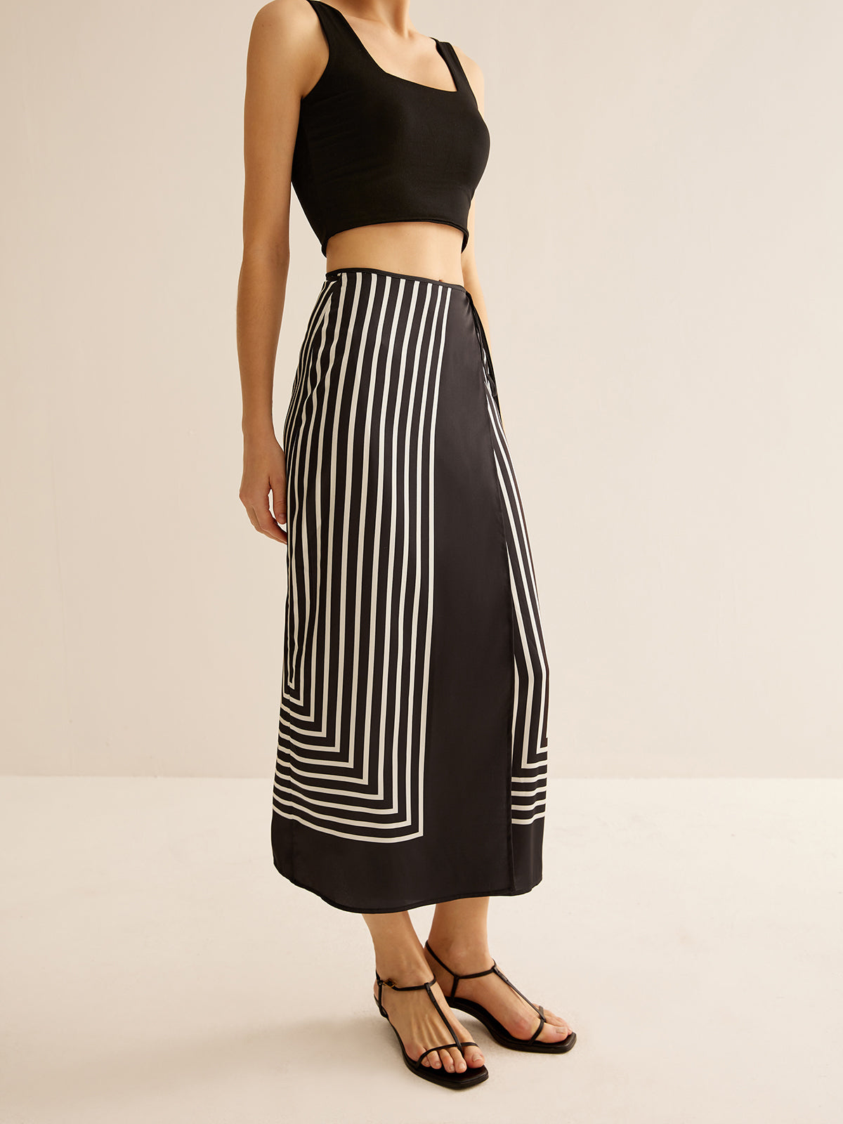Zaneta | Maxi Rok voor Dames van Ribstof – Zomerrok met Stretch