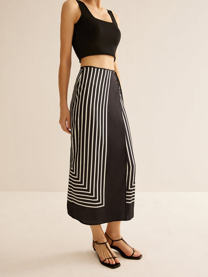 Zaneta | Maxi Rok voor Dames van Ribstof – Zomerrok met Stretch