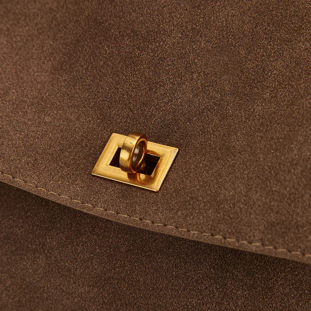 Jule | Premium Schoudertas van Suéde met Vegan Leren Afwerkingen