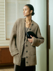 Annita | Gebreid Vest van Ribstof Dames – Cardigan - Zacht & Stretchy