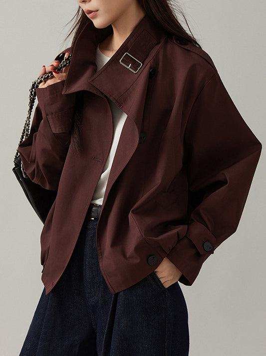 Kacy | Vintage Loose Trenchcoat – Lichtgewicht & Stijlvol