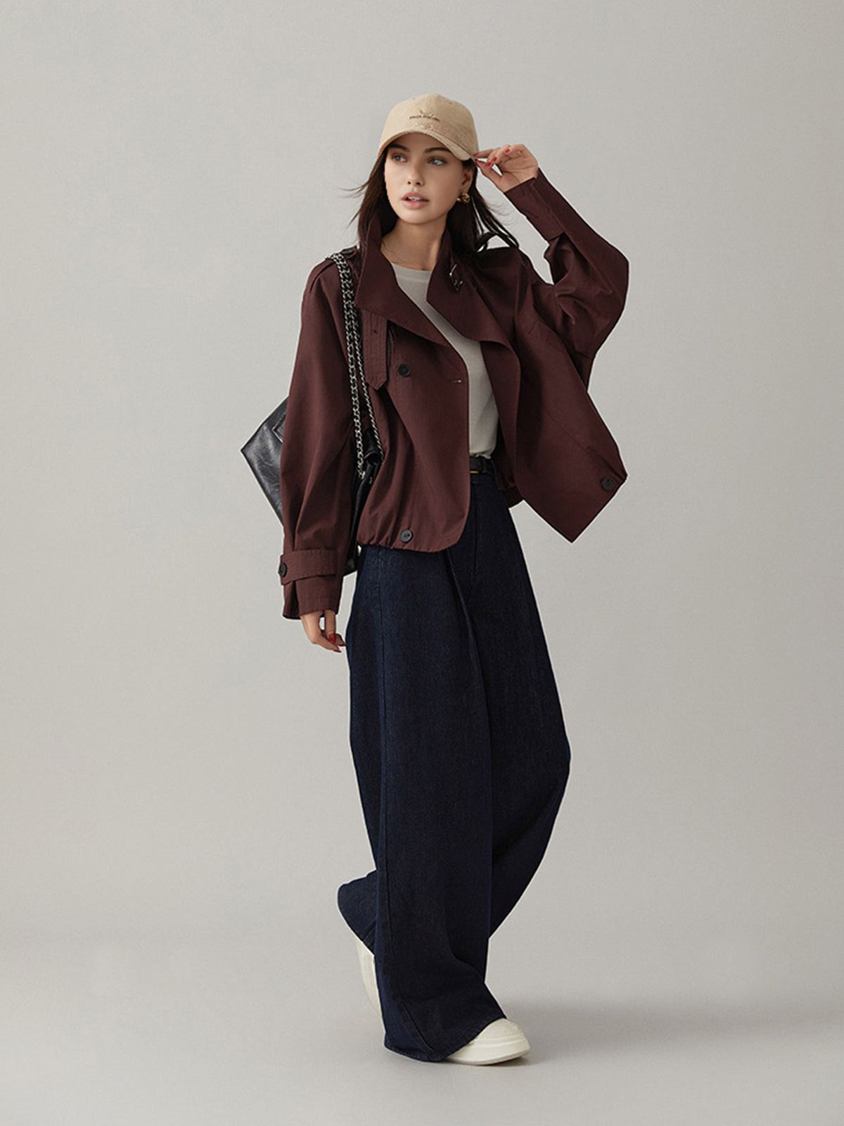 Kacy | Vintage Loose Trenchcoat – Lichtgewicht & Stijlvol