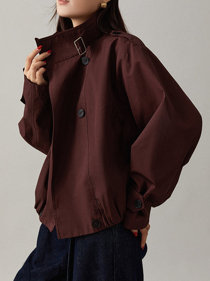 Kacy | Vintage Loose Trenchcoat – Lichtgewicht & Stijlvol