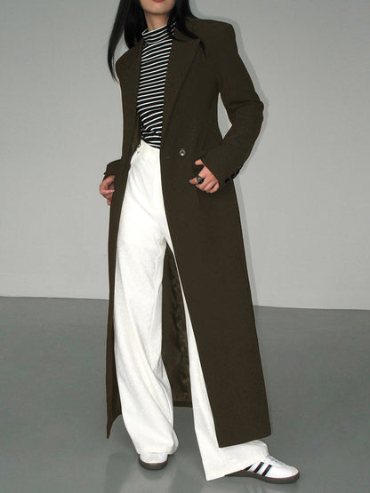 Morella | Dames Blazer Jas met Kraag en Zakken – Elegant Lang Model