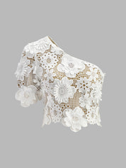 Alia | Chique Kanten Set – Co-ord Top & Rok