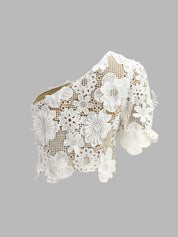 Alia | Chique Kanten Set – Co-ord Top & Rok