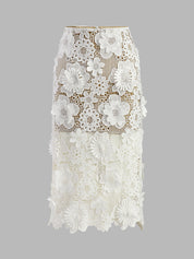 Alia | Chique Kanten Set – Co-ord Top & Rok