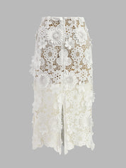 Alia | Chique Kanten Set – Co-ord Top & Rok